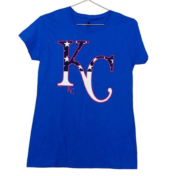 Majestic Other - Kansas City Royals MLB t Shirt small Blue Baseball